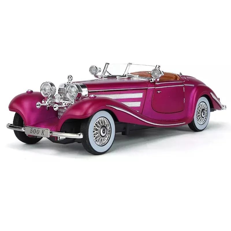 Vintage Convertible Toy Car - Purple - image 4