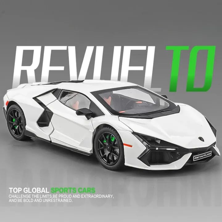 1:24 Lamborghini Revuelto Sport-White - White - image 8