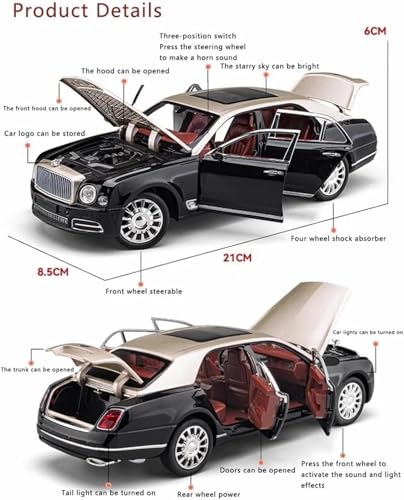 1:24 Bentlley Mulsanne - Black - image 9