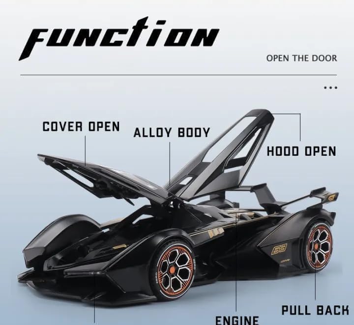 1:22 Lamborghini V12 - Multicolor - image 7