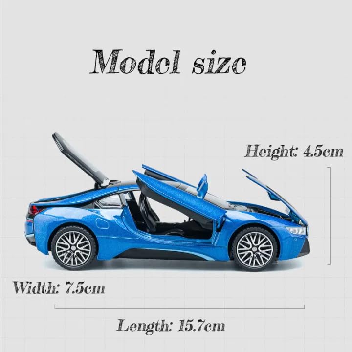 1:32 B -M-W i8 - Blue - image 5