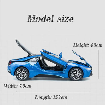 1:32 B -M-W i8 - Blue - image 5