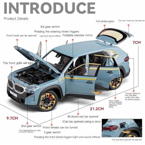 1:24 B-M-W XM SUV - White - image 6