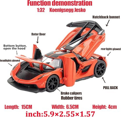 1:32 Koenigseg Model Car - Multicolor - image 9