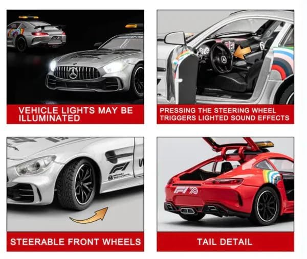 1:24 Marcedes Safety Car - Red - image 7