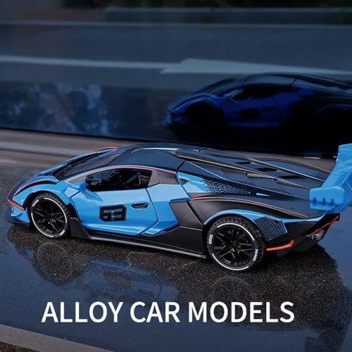 Diecast Metal Cars - Blue - image 6