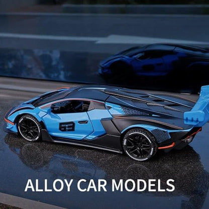 Diecast Metal Cars - Blue - image 6