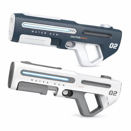 Dual Mode Electric Water Gun (300ml) | Medium Size A (Blue/White - As per Stock) - Toylivo
