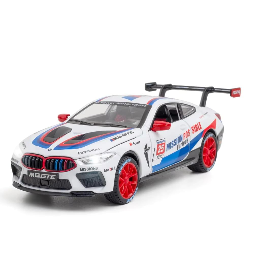 B-M-W M8 GTE White 1:32 - White