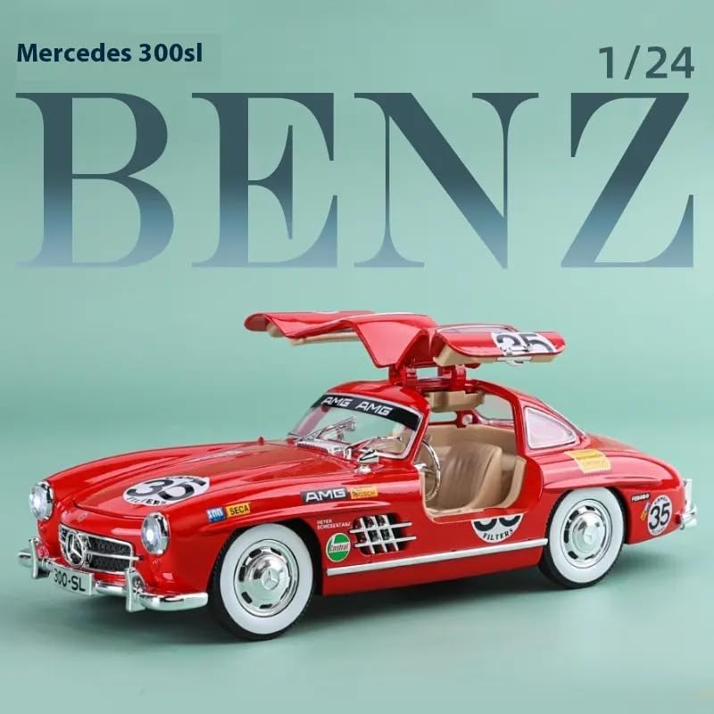 1:24 Mercedees-Benz 300SL Modified - Red - image 6