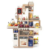 Kids Kitchen Play Set 88 Pieces | Pretend Cooking Toy with Realistic Accessories - Toylivo