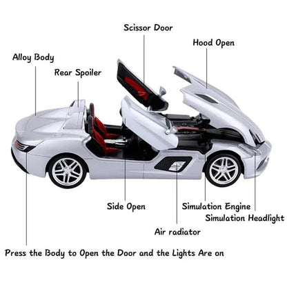 1:32 Mercedees SLR Stirling Moss - Multicolor - image 8