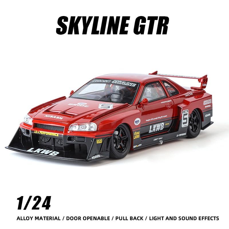 Nissan GTR Skyline S15-Multicolor 1:24 - Multicolor - image 7