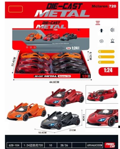 Mclaren 720 Multicolor 1:24 - Multicolor - image 8