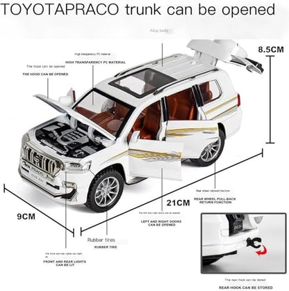 1:24 Toyota Prado - White - image 9