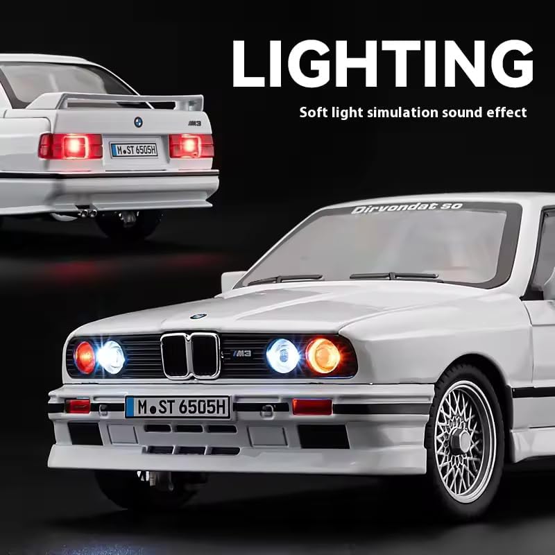 1:24 B-M-W E30 M3 - Black - image 5