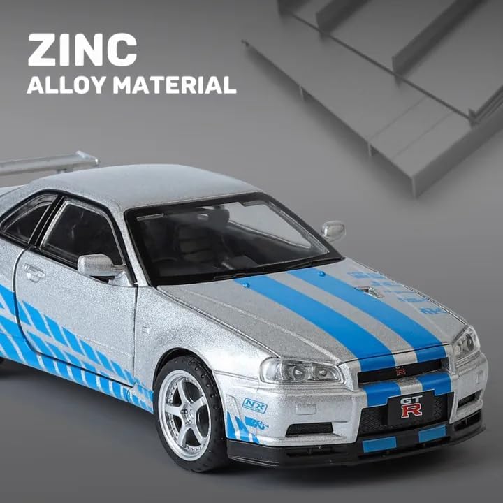 1:32 Nissan GTR Skyline - Multicolor - image 6