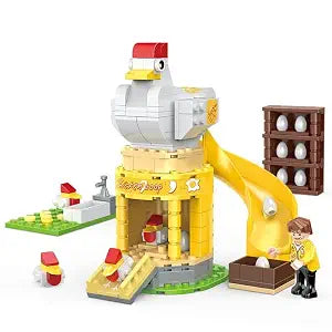 Chicken Coop Egg Slide Building Block Toy Set - Toylivo