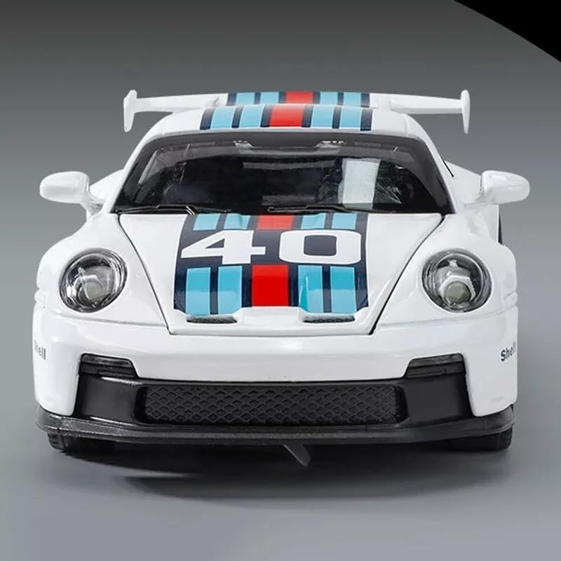 1:32 Porsche 911 GT3 RS RSR - White - image 4
