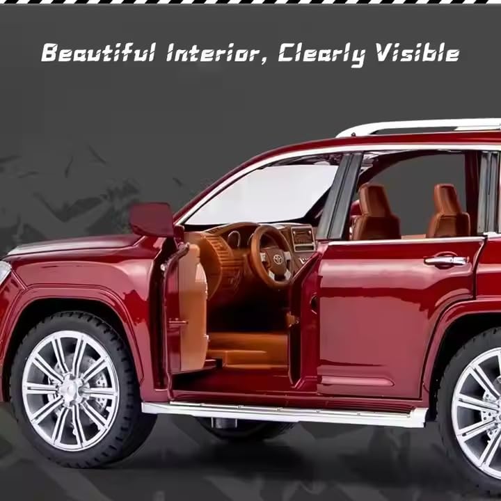 1:24 Land Cruiser - Red - image 6