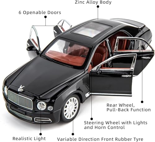 1:24 Bentlley Mulsanne - Black - image 7