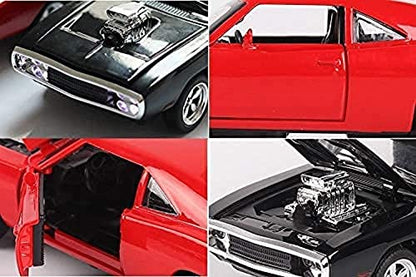 Dodge Charger Die-cast Alloy Car Models - Multicolor - image 9