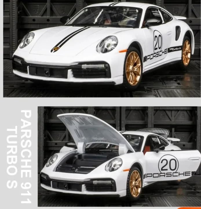 1:32 Porsche Carrera - White - image 4