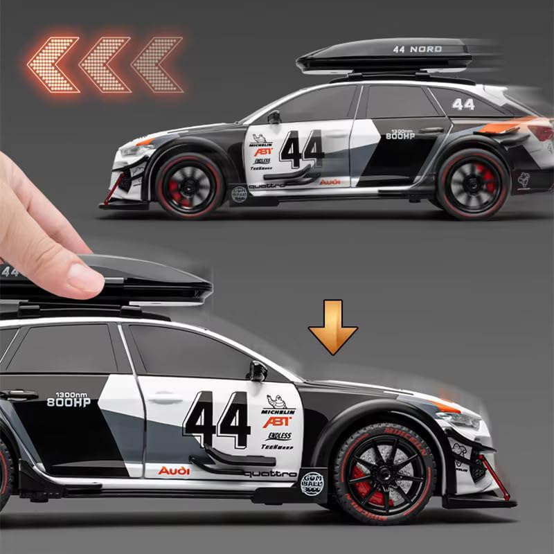 Audi RS6 Modified-Multicolor 1:24 - Multicolor - image 4