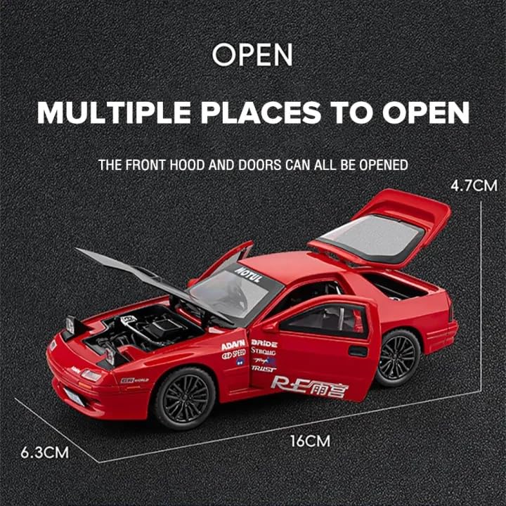 1:32 Mazda RX-7 - White - image 7