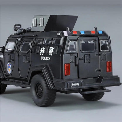 1:24 Ford F550 Modified Police-Black - Black - image 4
