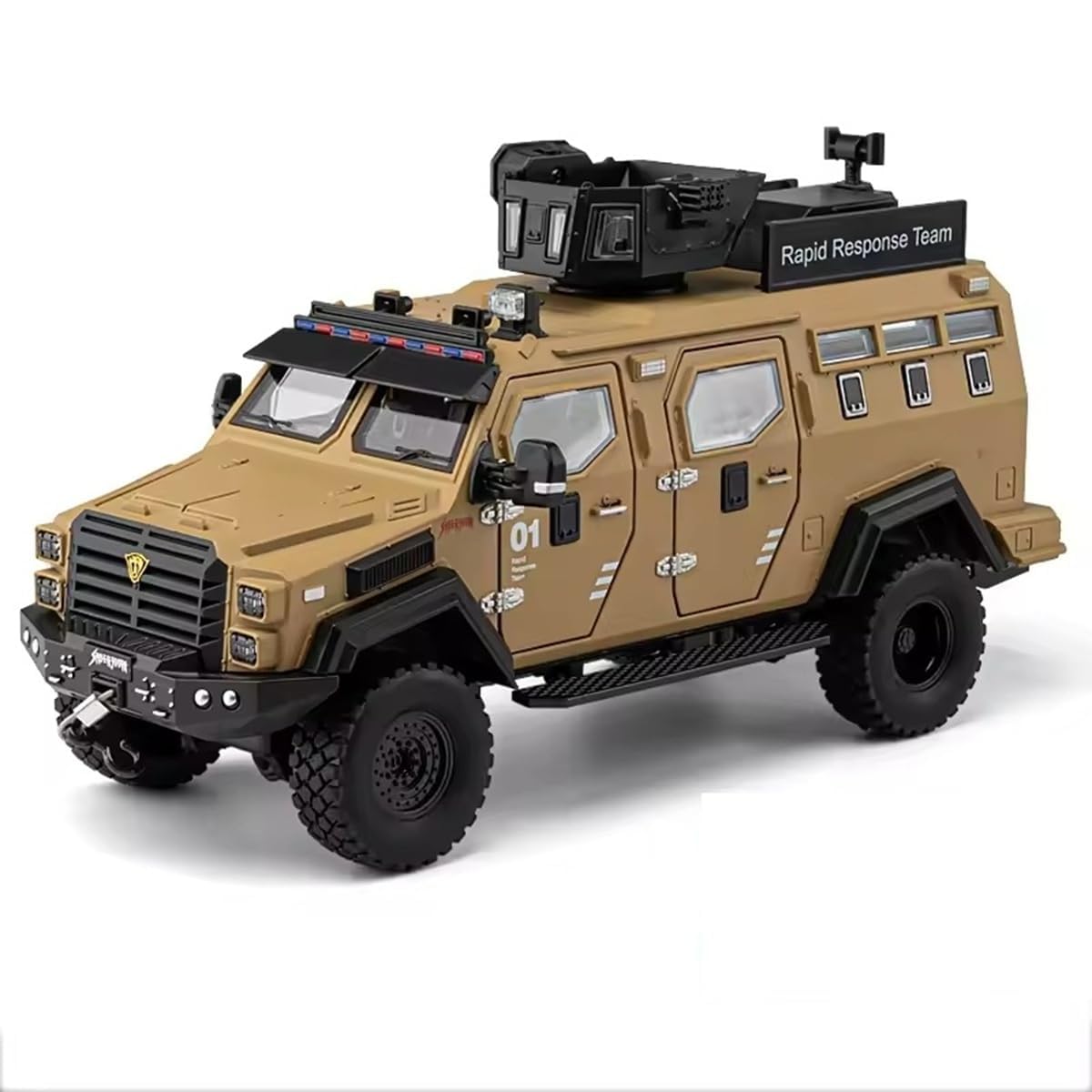 1:24 Armored Police Car - Brown