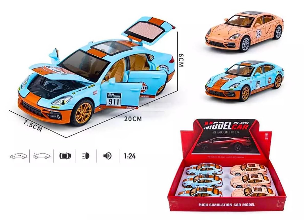 1:24 Porsche Panamera - Pink - image 4