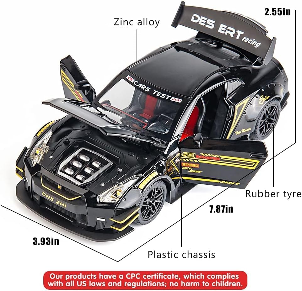 Diecast Metal Cars - Black - image 5