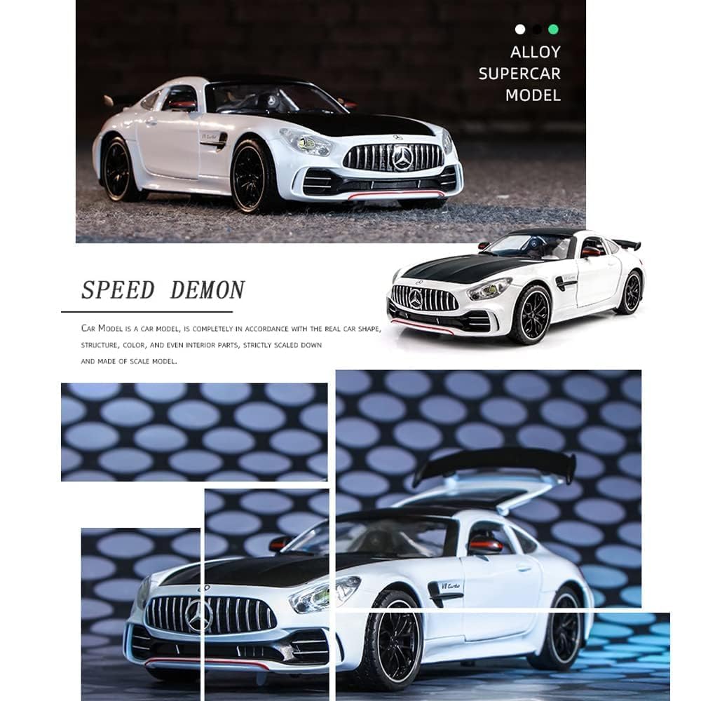1:24 AMG GTR - White - image 3