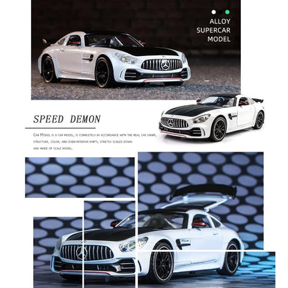 1:24 AMG GTR - White - image 3