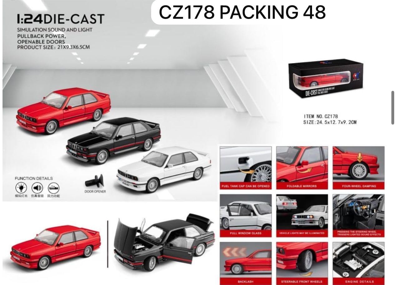 1:24 B-M-W E30 M3 - Black