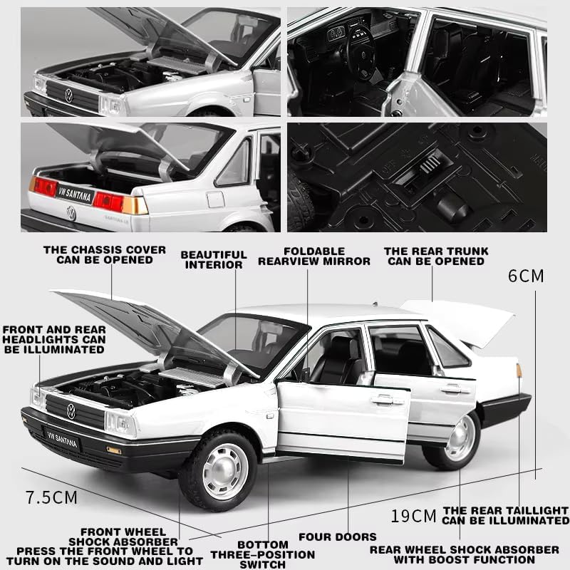 1:24 Volkswagon Santana - Multicolor - image 8