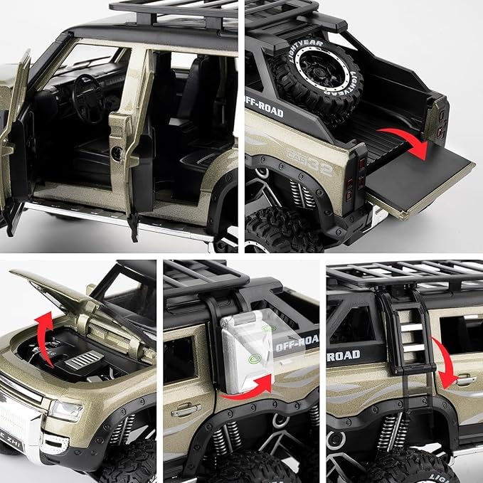 1:24 Land Rover Defender 6×6 - Multicolor - image 3
