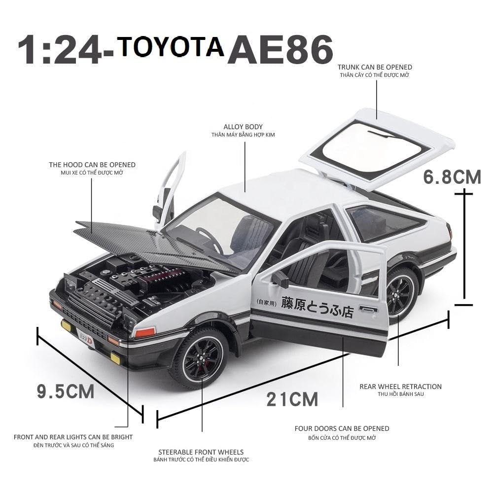 1:24 Toyota AE86 - Red - image 2