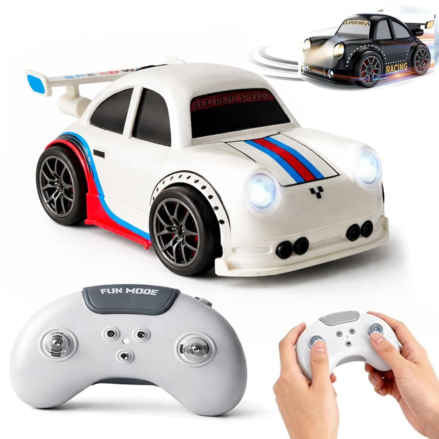 RC Rechargeable Smart Gesture for Kids | 3-in-1 Mini Robot with Lane Following - Toylivo