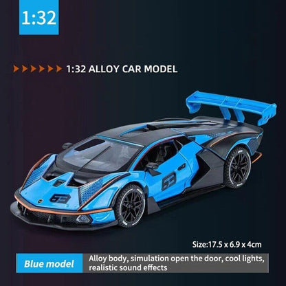 Diecast Metal Cars - Blue - image 5