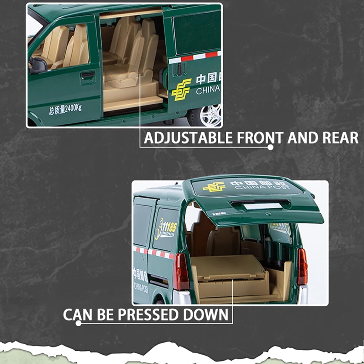 Wuling Postal Van 1:24 - Multicolor - image 6