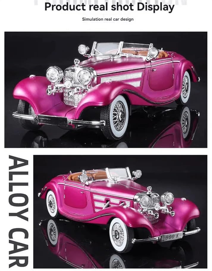 Marcedees Benz 500K-Pink 1:24 - Pink - image 4