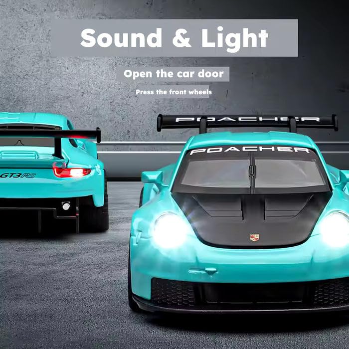 1:32 Porsche 911 GT3 RS-Blue - Blue - image 4