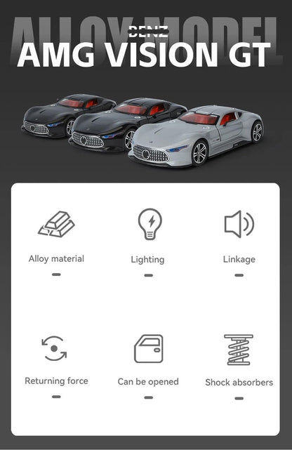 1/24 scale Mercedees-Benz AMG Vision GT - Black - image 3