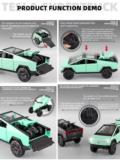 Diecast Metal Cars - Green - image 4