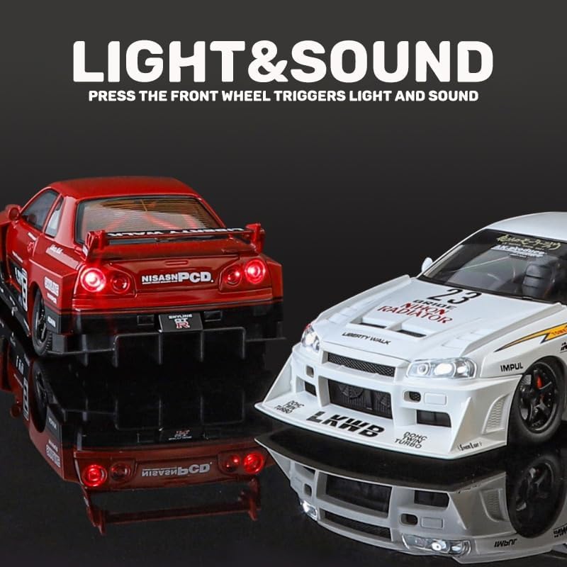Nissan GTR Skyline S15-Multicolor 1:24 - Multicolor - image 6
