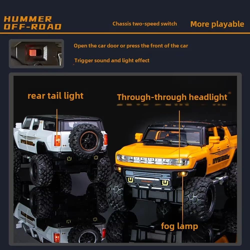 Hummer Off Road-Multicolor 1:24 - White - image 4