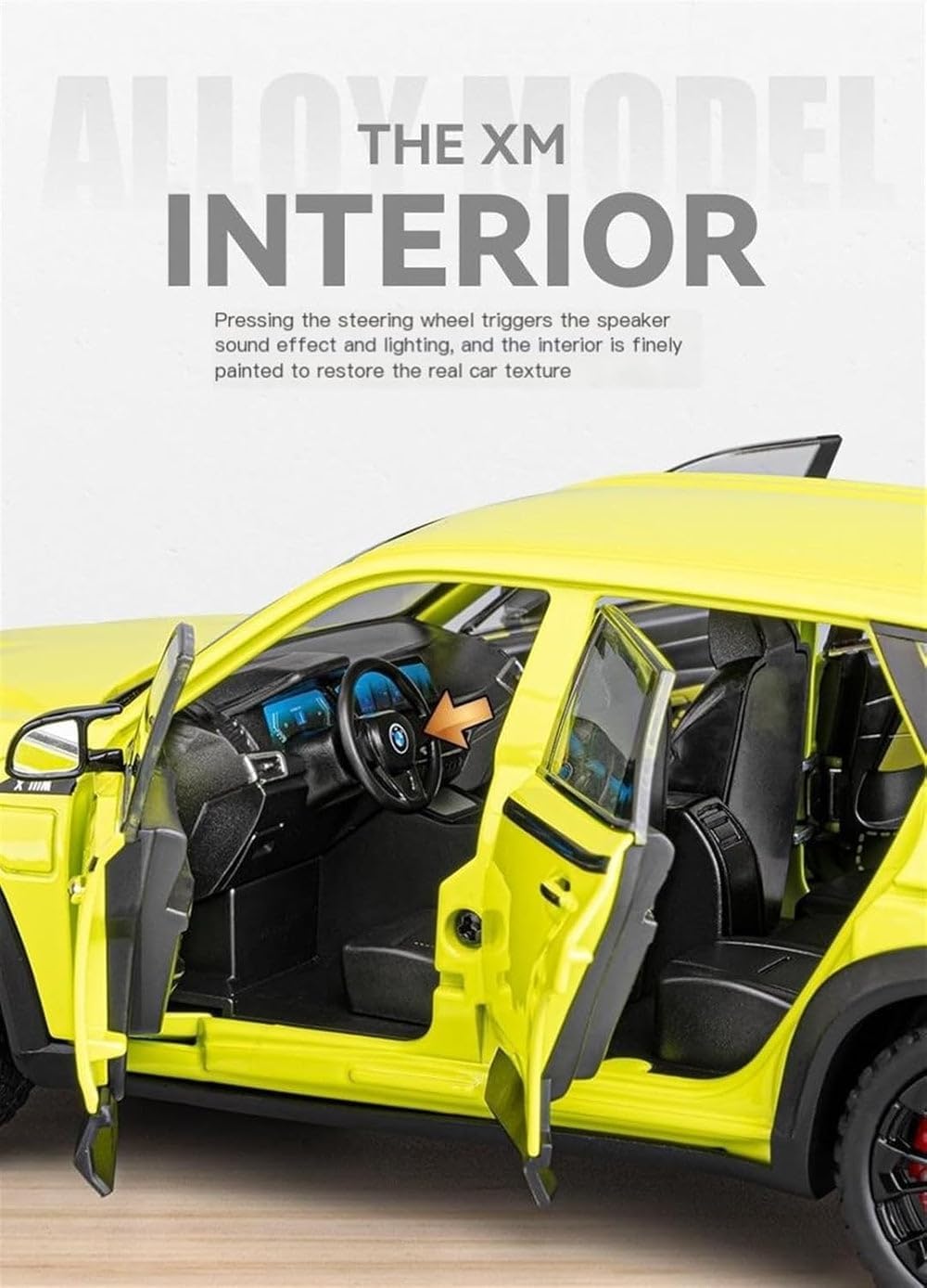 1:24 B-M-W XM SUV - Green - image 3