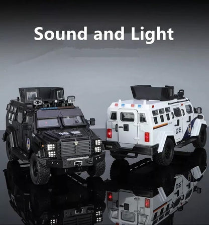 1:24 Ford F550 Modified Police-White - White - image 8